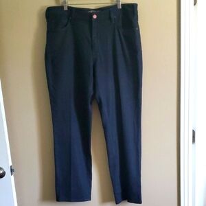 Heritage Dark Blue Mens Denim Look But Soft Material Pants